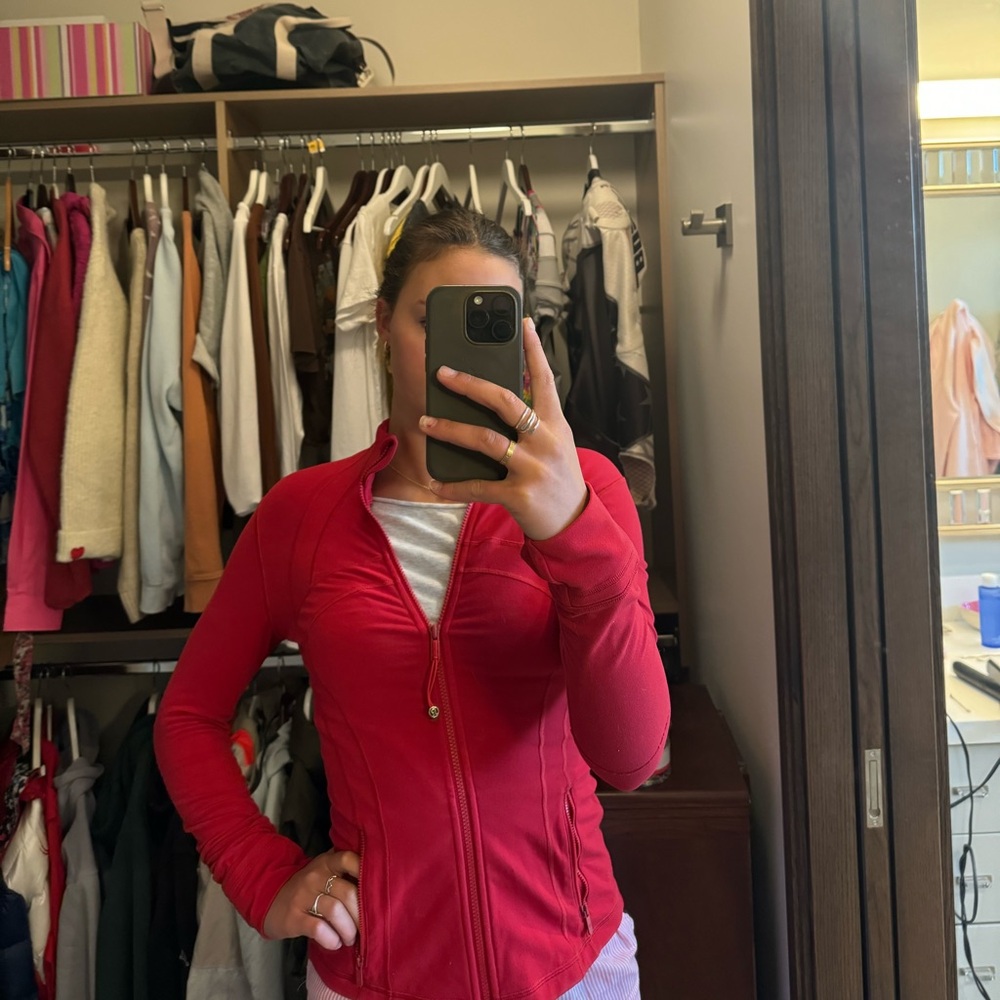 Red Lululemon Jacket